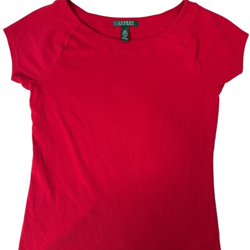 Ralph Lauren Kids Bright Red Short Sleeve Tee